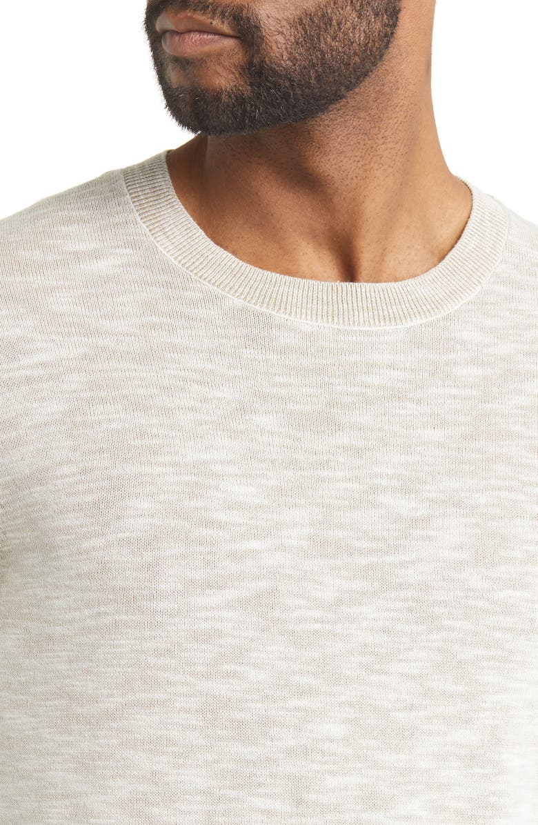 Treasure & Bond Textured Cotton Sweater, Alternate, color, Ivory Egret
