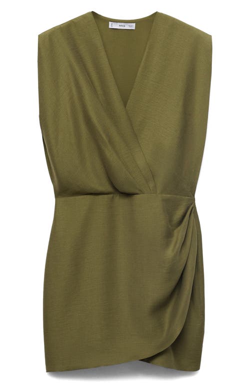 Shop Mango Faux Wrap Minidress