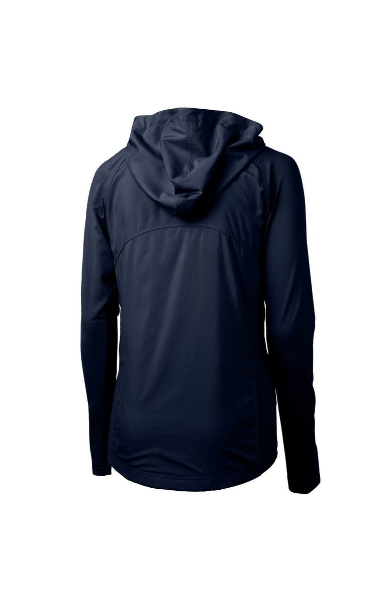 Cutter & Buck Women's Cutter & Buck Navy New England Patriots Adapt Eco Knit Full-Zip Jacket, Alternate, color,