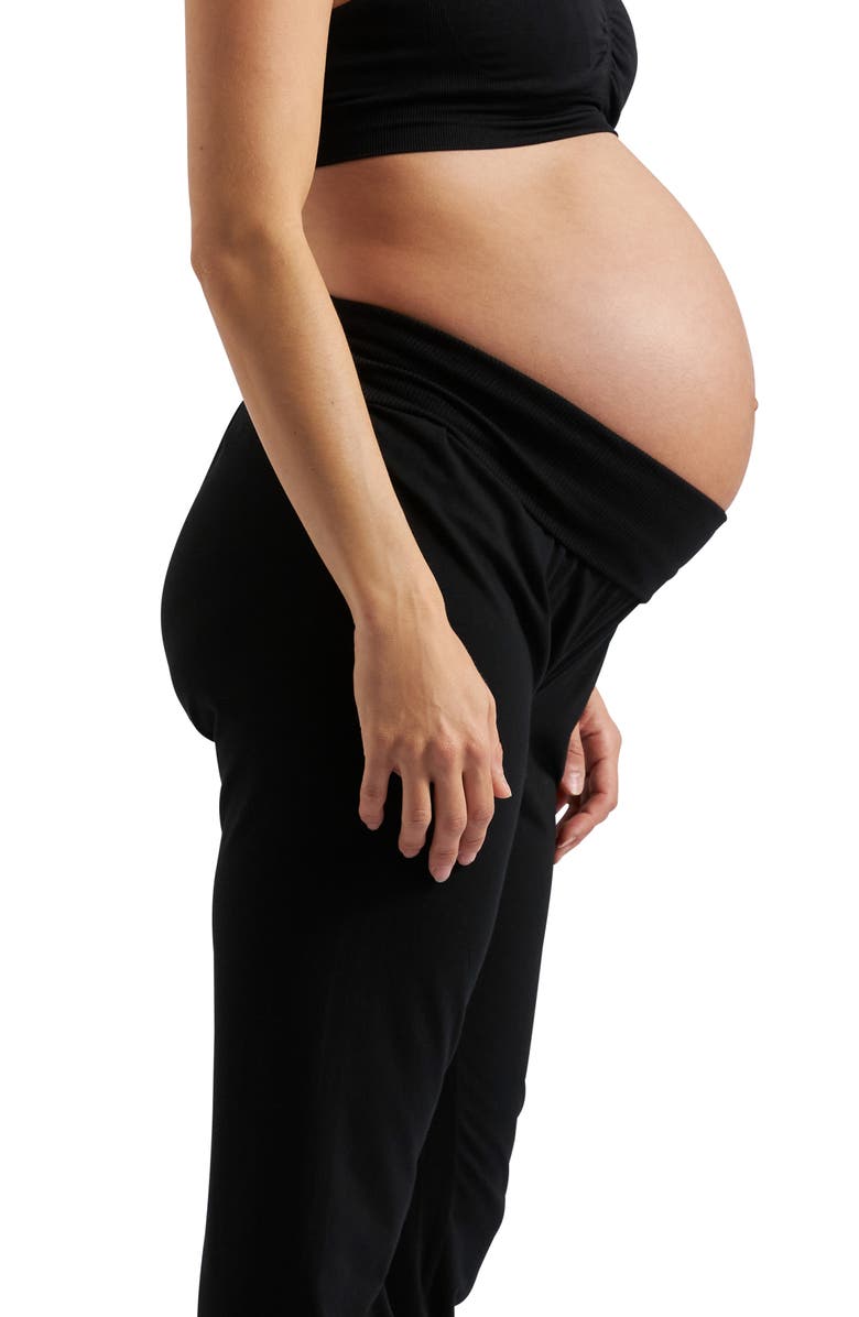 Ripe Maternity Jersey Lounge Pant, Alternate, color, Black