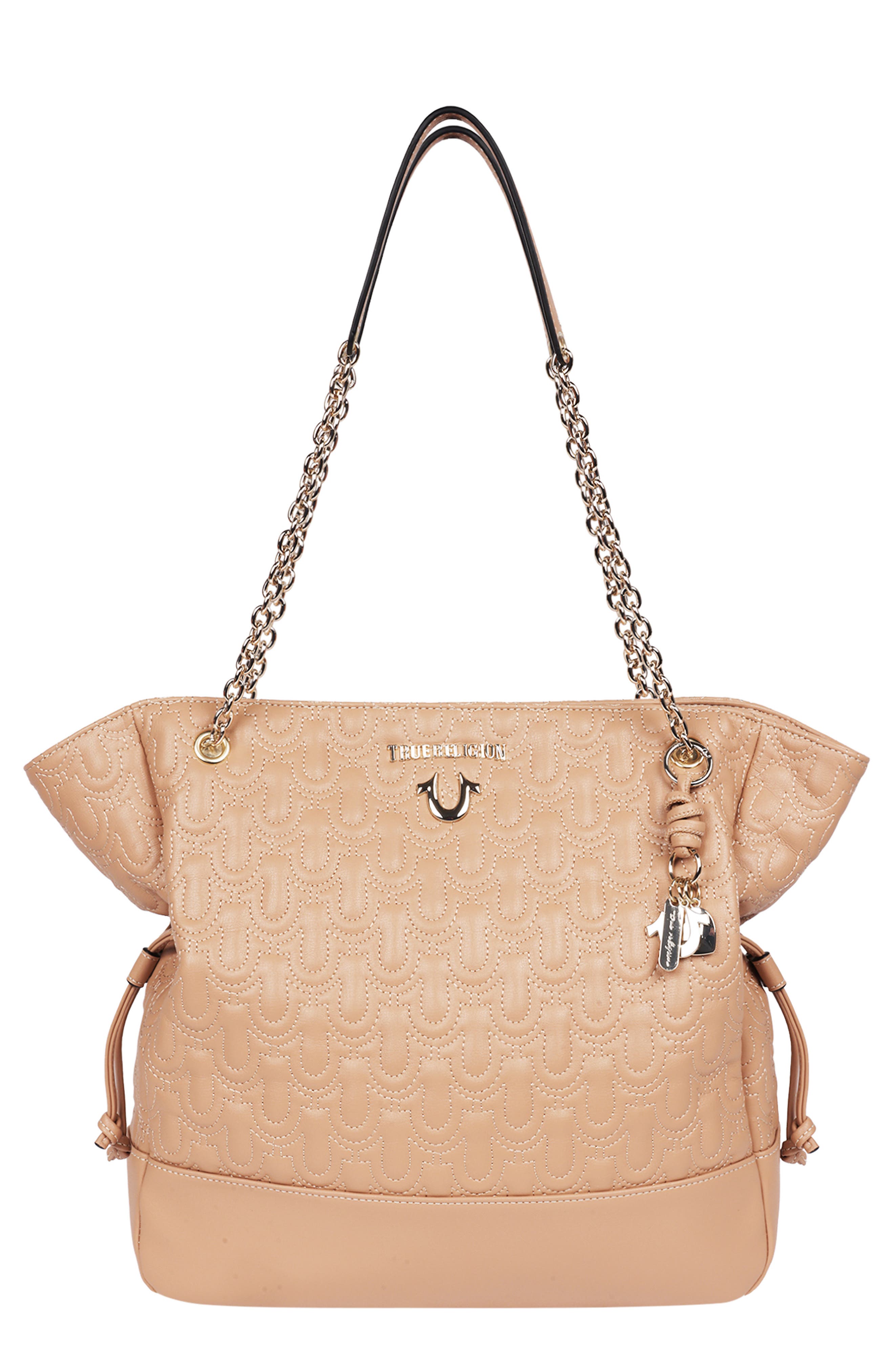 True Religion Cinch Side Logo Tote