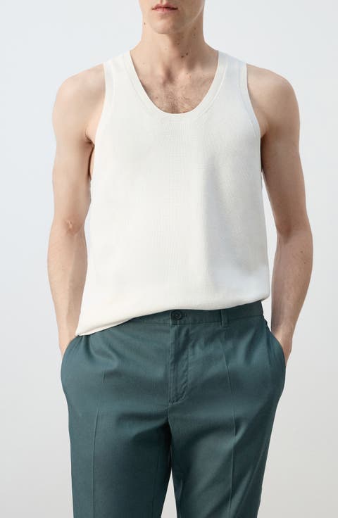 Slim Fit Cotton Rib Tank