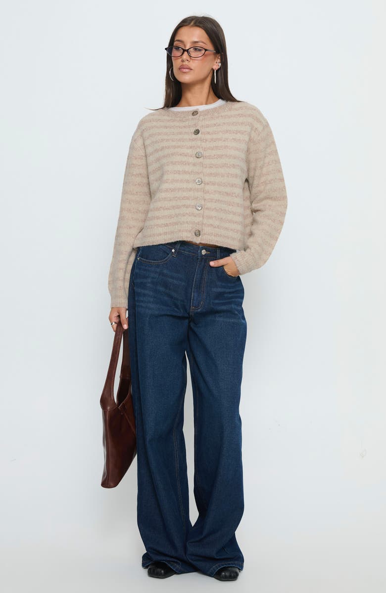 Princess Polly Raynna Stripe Cardigan, Alternate, color, 