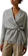 Lilysilk Lounge Wrap Wool Knit Cardigan for Women