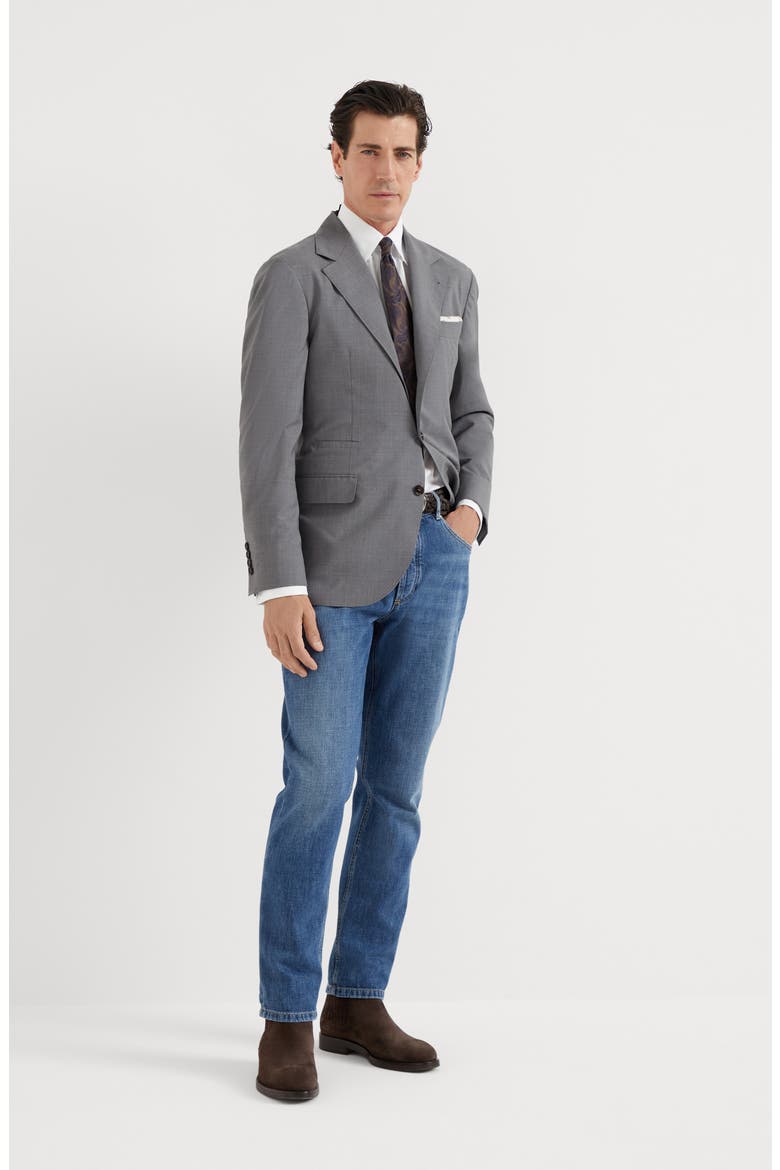 Deconstructed blazer, Alternate, color, Grey