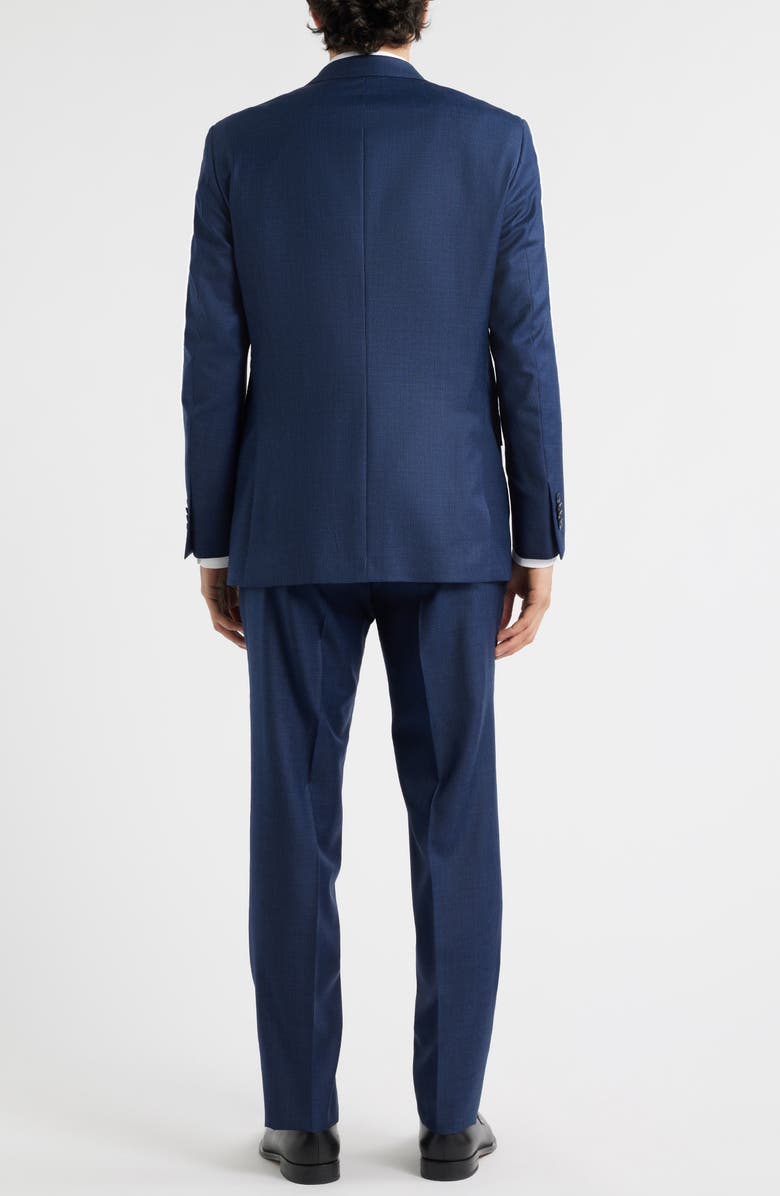 Peter Millar Flynn Classic Fit Navy Microcheck Wool Suit, Alternate, color, 