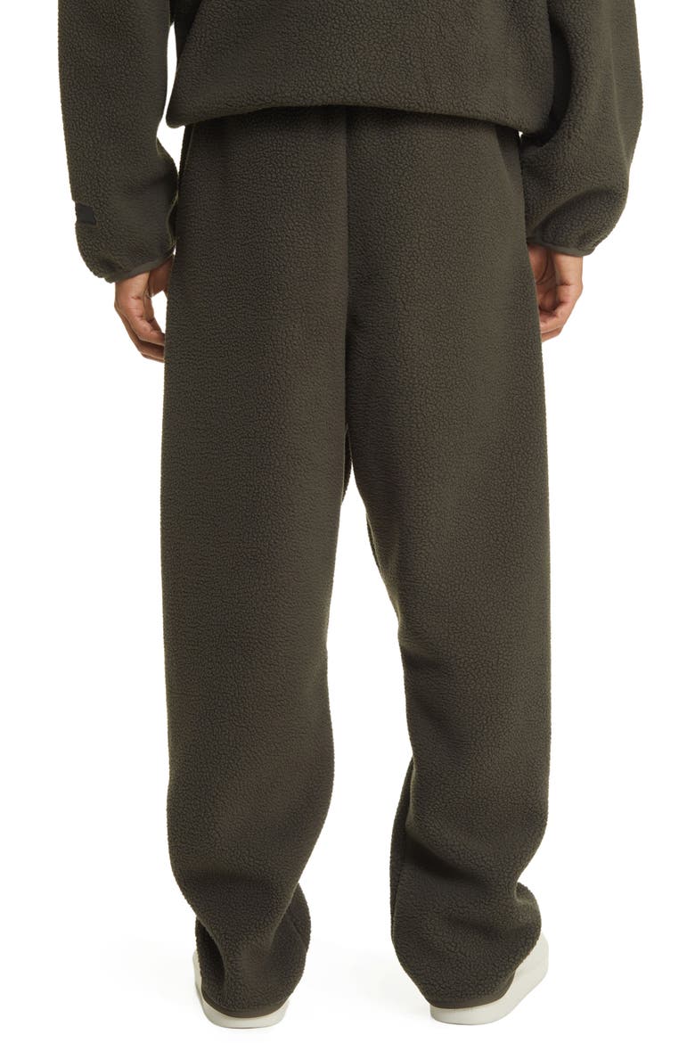 Polar Fleece Drawstring Waist Pants, Alternate, color, INK
