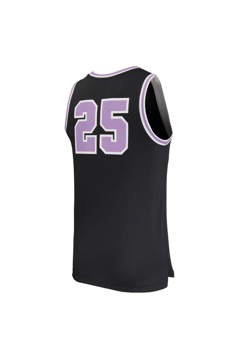 Men's Nike #25 Black Kansas State Wildcats Replica Basketball Jersey, Alternate, color, Black