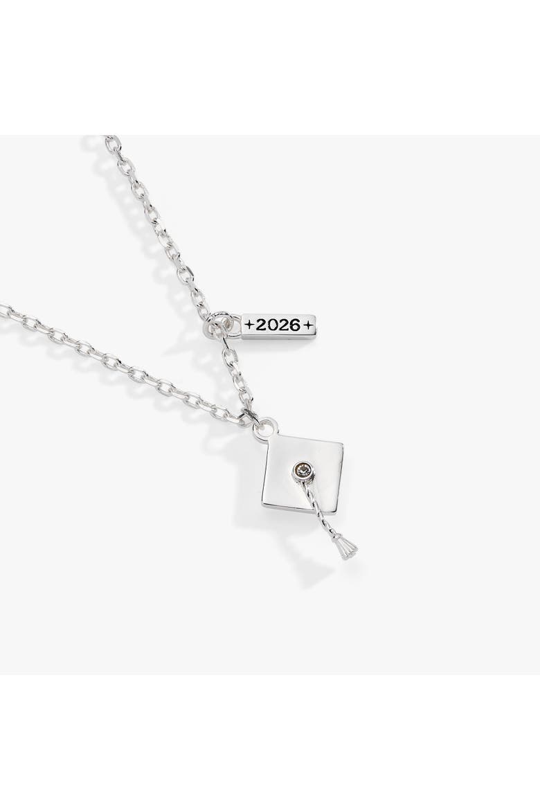 Graduation 2026 Multi Charm Pendant, Alternate, color, Silver