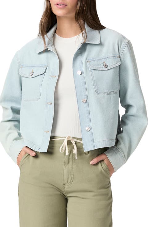 Natalia Crop Denim Shacket