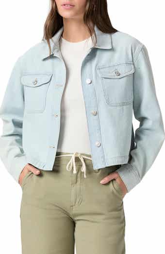 PAIGE Natalia Crop Denim Shacket