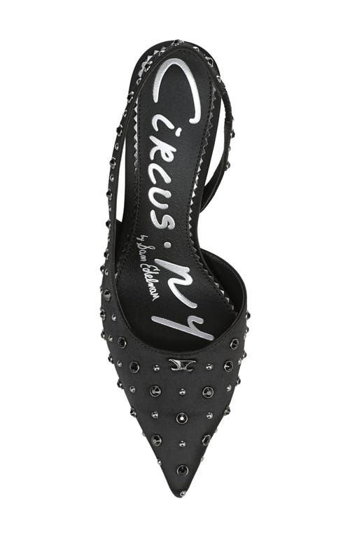 Circus Ny By Sam Edelman Tallie Pointed Toe Slingback Pump In Black