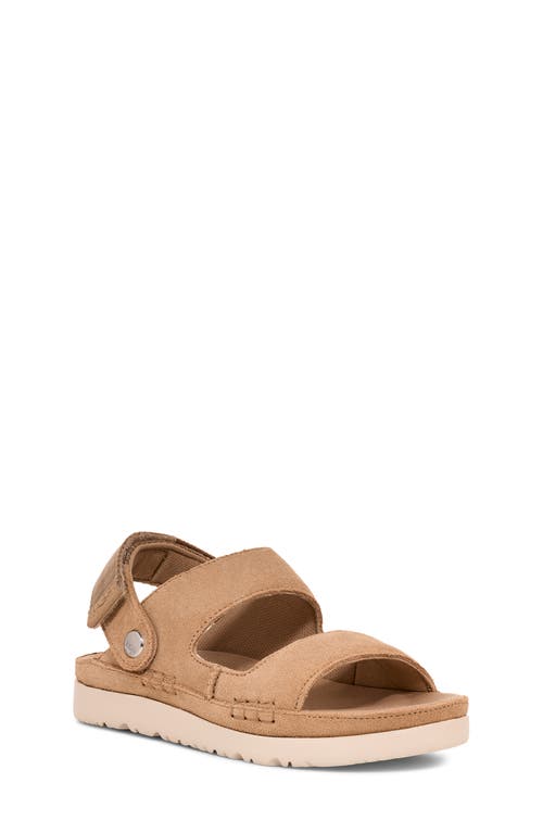 Ugg(r) Kids' Goldenstar Glide Platform Sandal In Sand