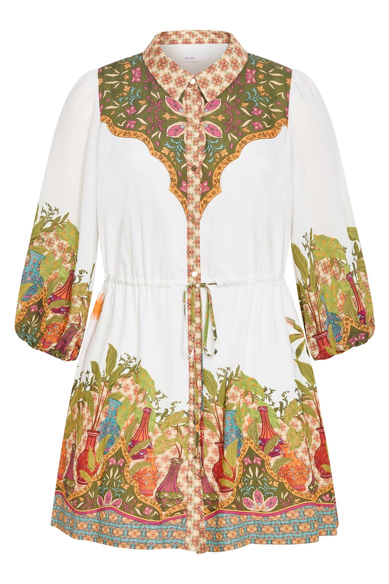 Fools Paradise Minidress, Alternate, color, IVORY PARADISE PLC