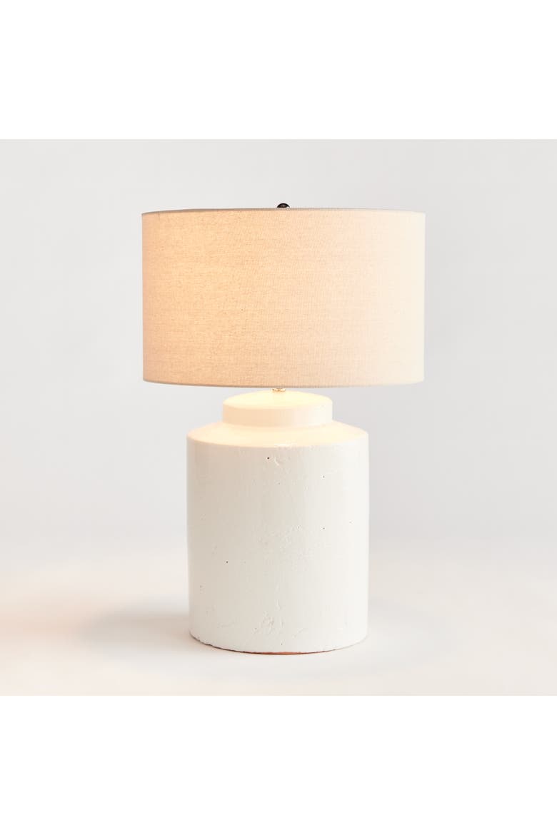 Monty Table Lamp, Alternate, color, White