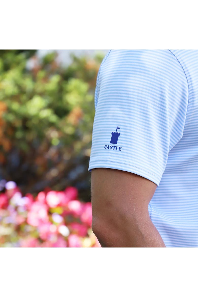 Stripe Yarn-Dye Performance Polo Shirt, Alternate, color, Light Blue/White