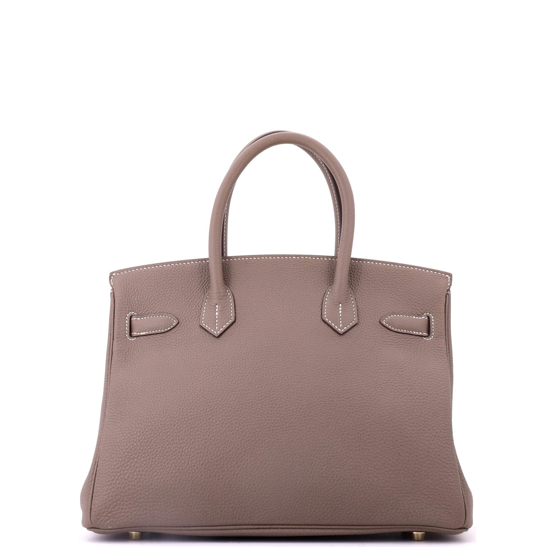 Pre-Owned Hermes Birkin Handbag Grey Togo with Gold Hardware 30, Alternate, color, Etoupe