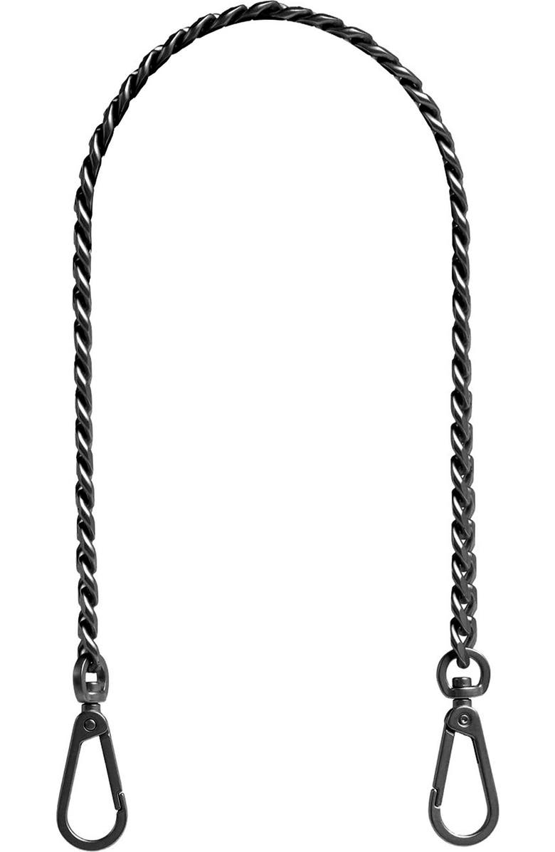 HAMMITT Chain Bag Strap, Alternate, color, Gunmetal