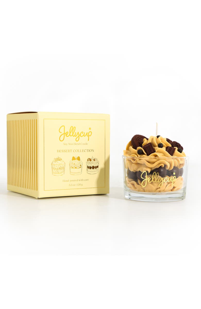Jellycup Dessert Cup Soy Wax Candle Chocolate Cookie, Alternate, color, Chocolate Cookie