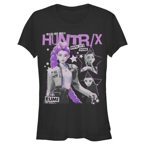 Junior's KPop Demon Hunters Pop Star Huntrix Rumi  Graphic T-Shirt