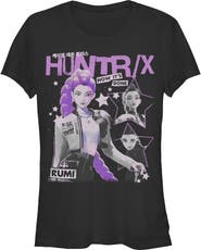 KPop Demon Hunters Junior's KPop Demon Hunters Pop Star Huntrix Rumi  Graphic T-Shirt