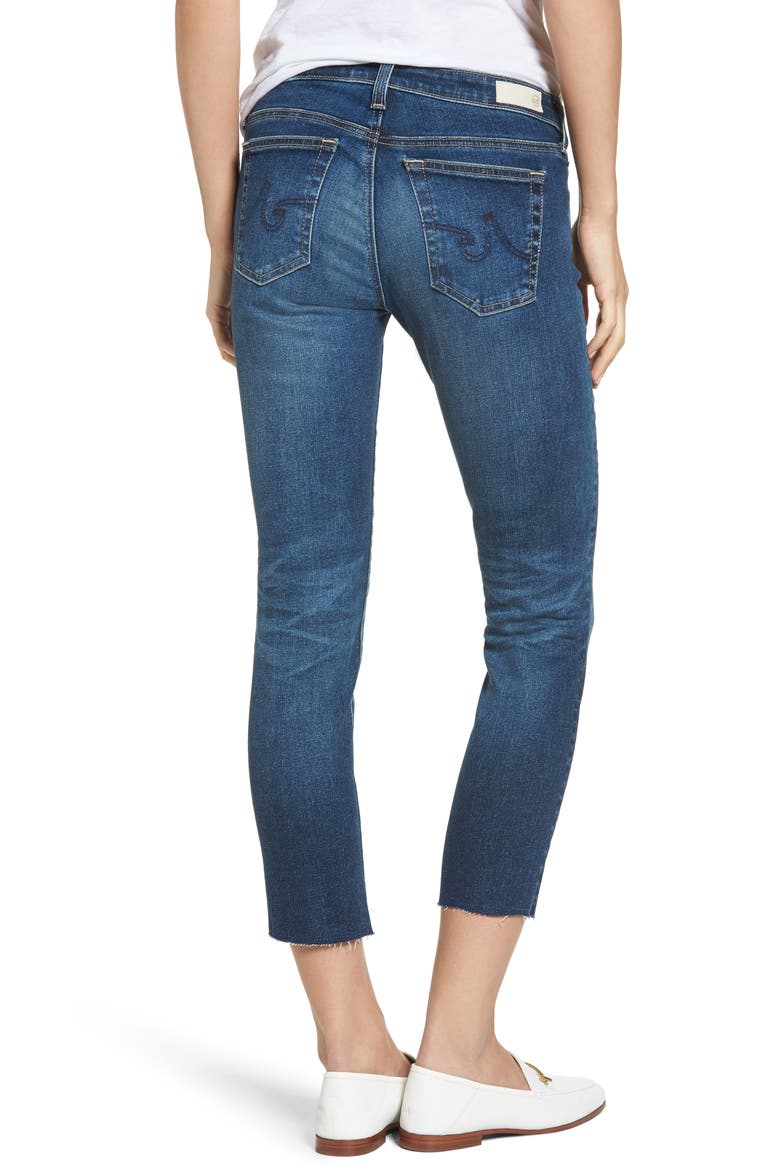 The Stilt Crop Skinny Jeans, Alternate, color, 5 YEARS INDIGO AVENUE