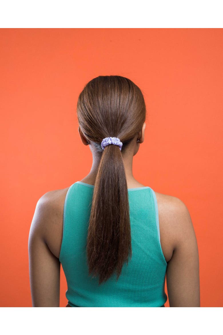 Cabana Skinny Silk Scrunchies, Alternate, color, Cabana