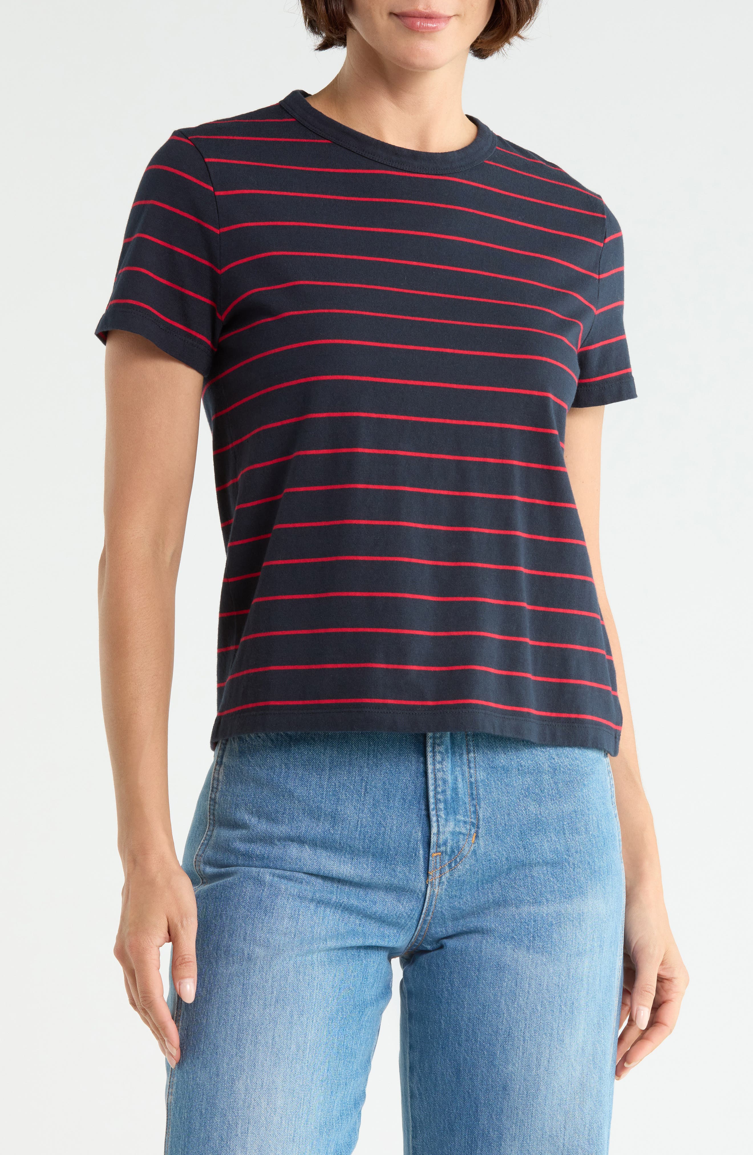 Perfect Crewneck Cotton Jersey T-Shirt