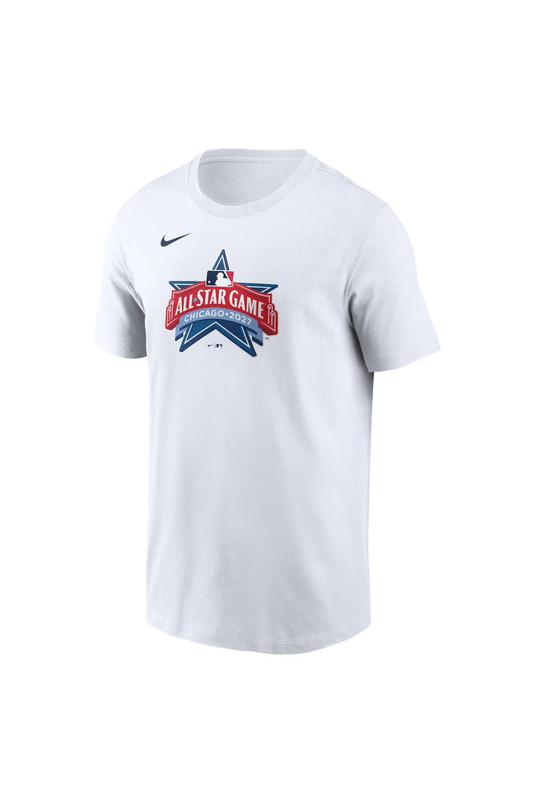 Men's Nike White 2027 MLB All-Star Game Logo T-Shirt, Alternate, color, White