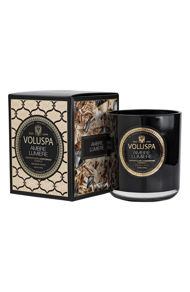Voluspa Ambre Lumiere Classic Candle, Alternate, color,