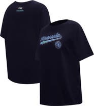 PRO STANDARD Women's Pro Standard Navy Minnesota Timberwolves Script Boyfriend T-Shirt