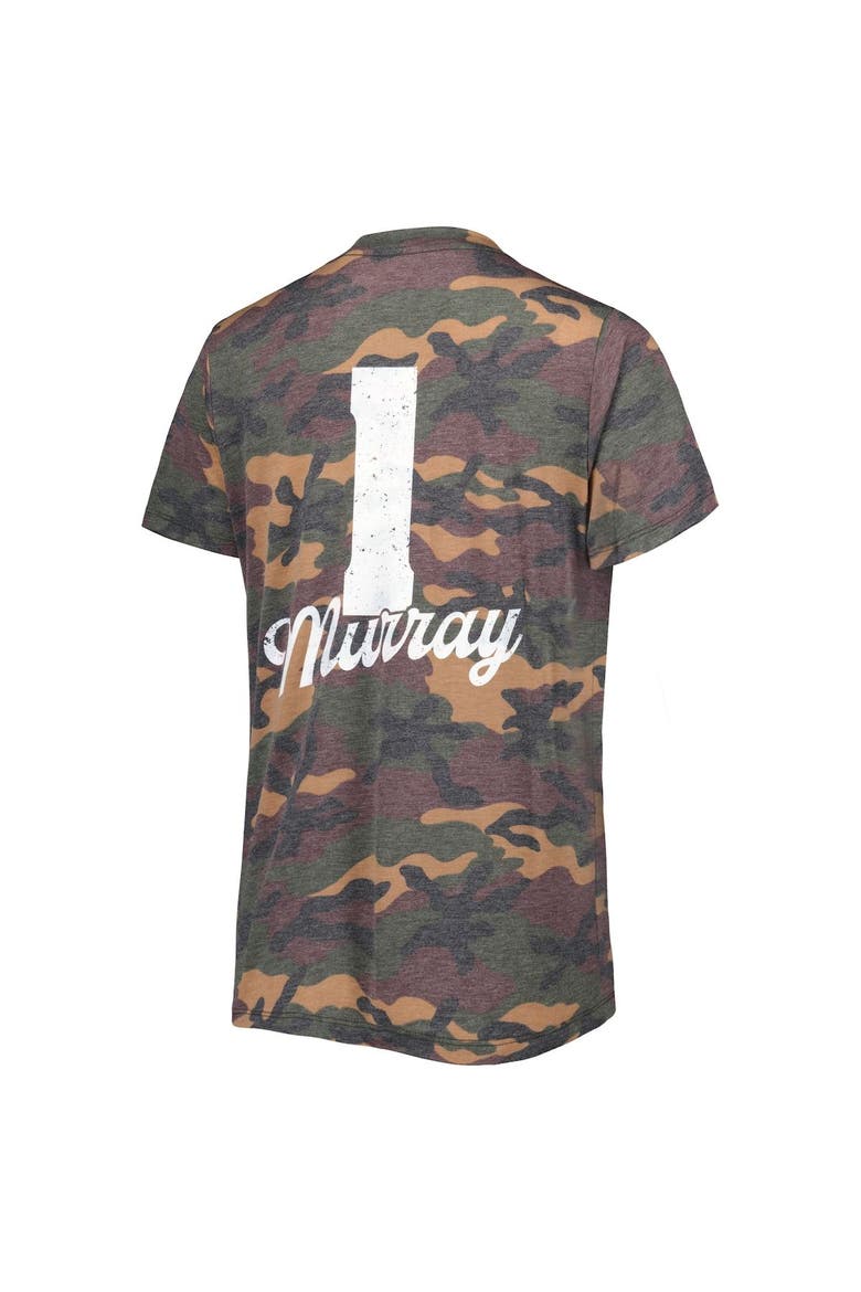 Women's Majestic Threads Kyler Murray Camo Arizona Cardinals Name & Number V-Neck Tri-Blend T-Shirt, Alternate, color, Camo