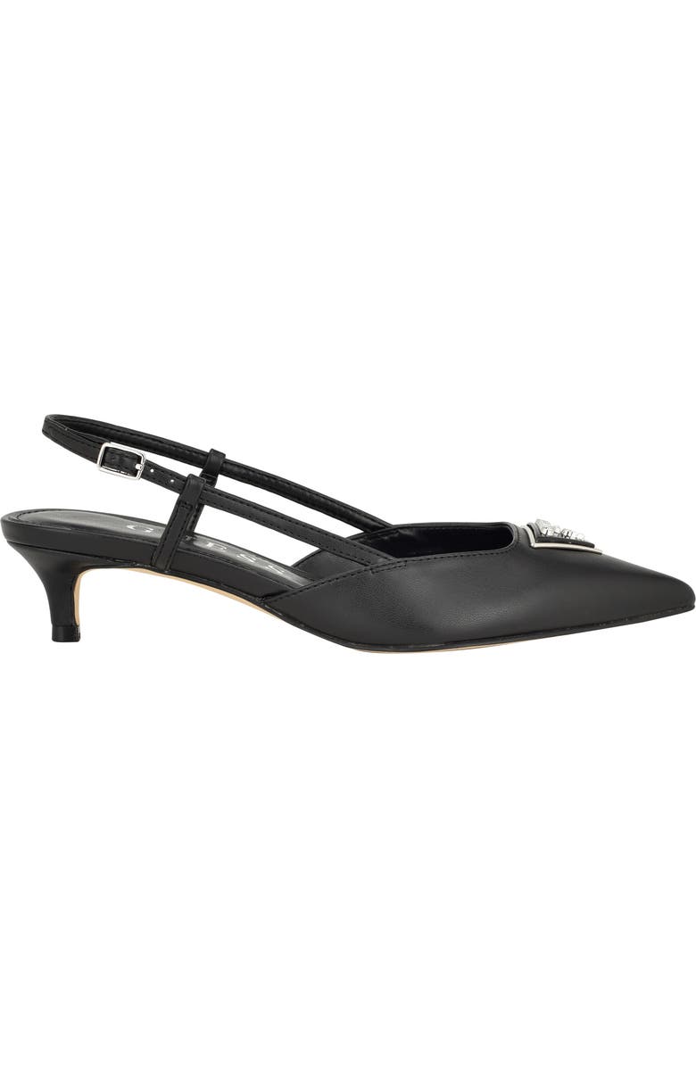 GUESS Jesson Pointed Toe Kitten Heel Pump, Alternate, color,