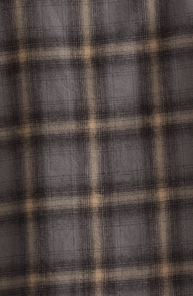 OUR LEGACY Heusen Brushed Plaid Long Sleeve Flannel Camp Shirt, Alternate, color,