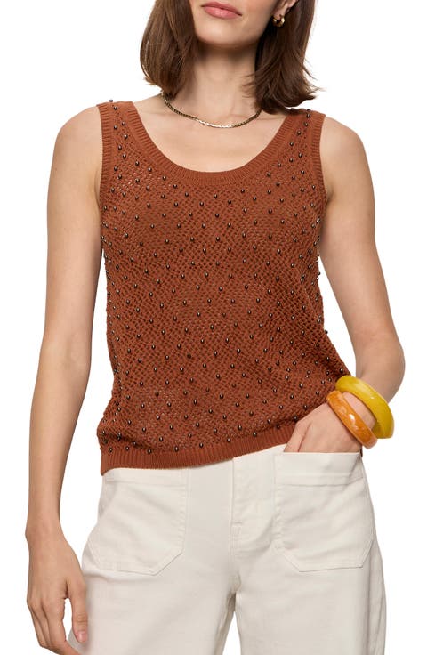 Dune Studded Cotton Tank