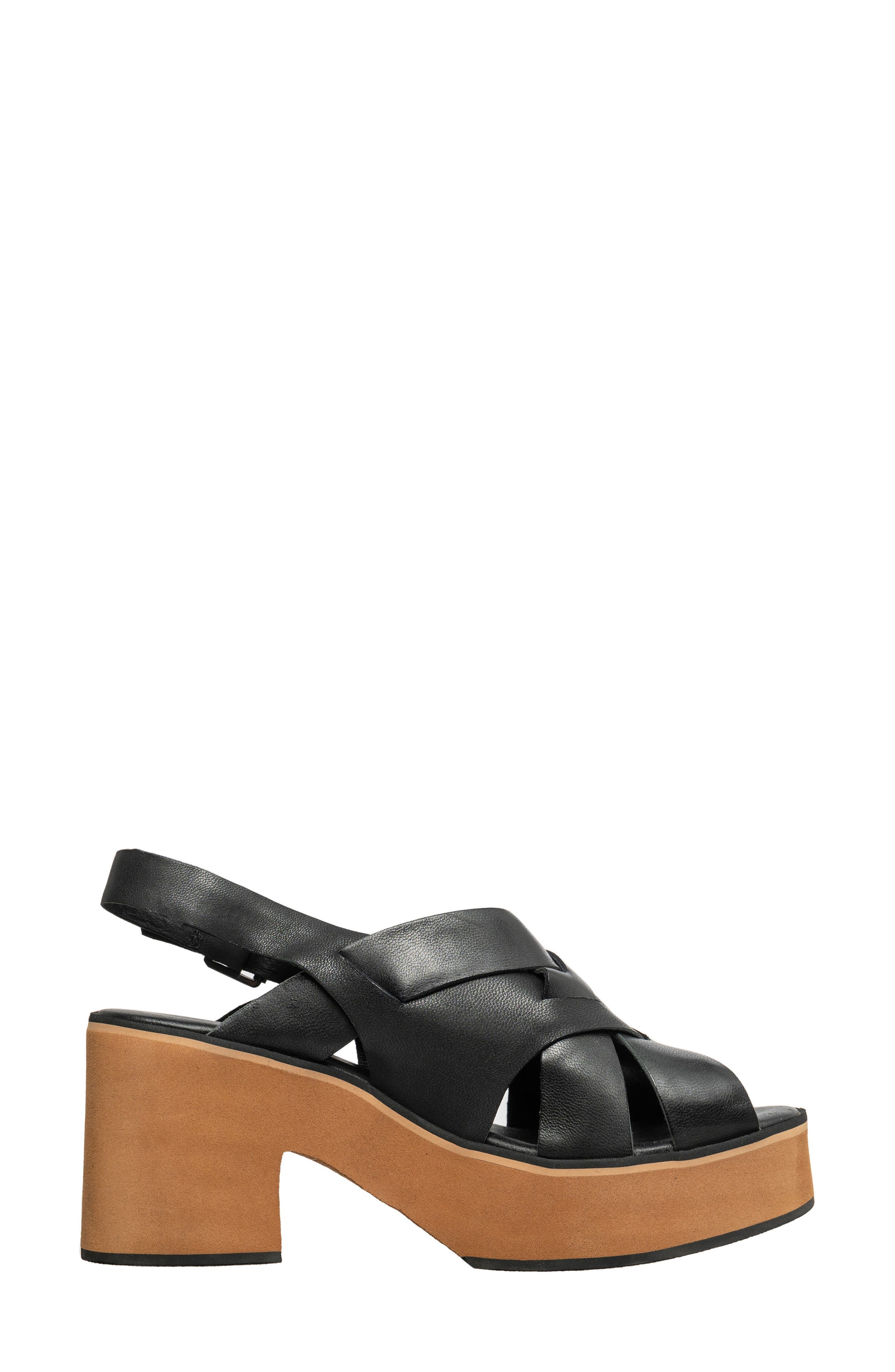 ANTELOPE Inya Platform Sandal, Alternate, color, Black