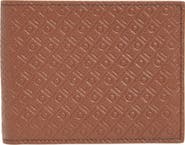 FERRAGAMO Embossed Gancini Leather Bifold Wallet