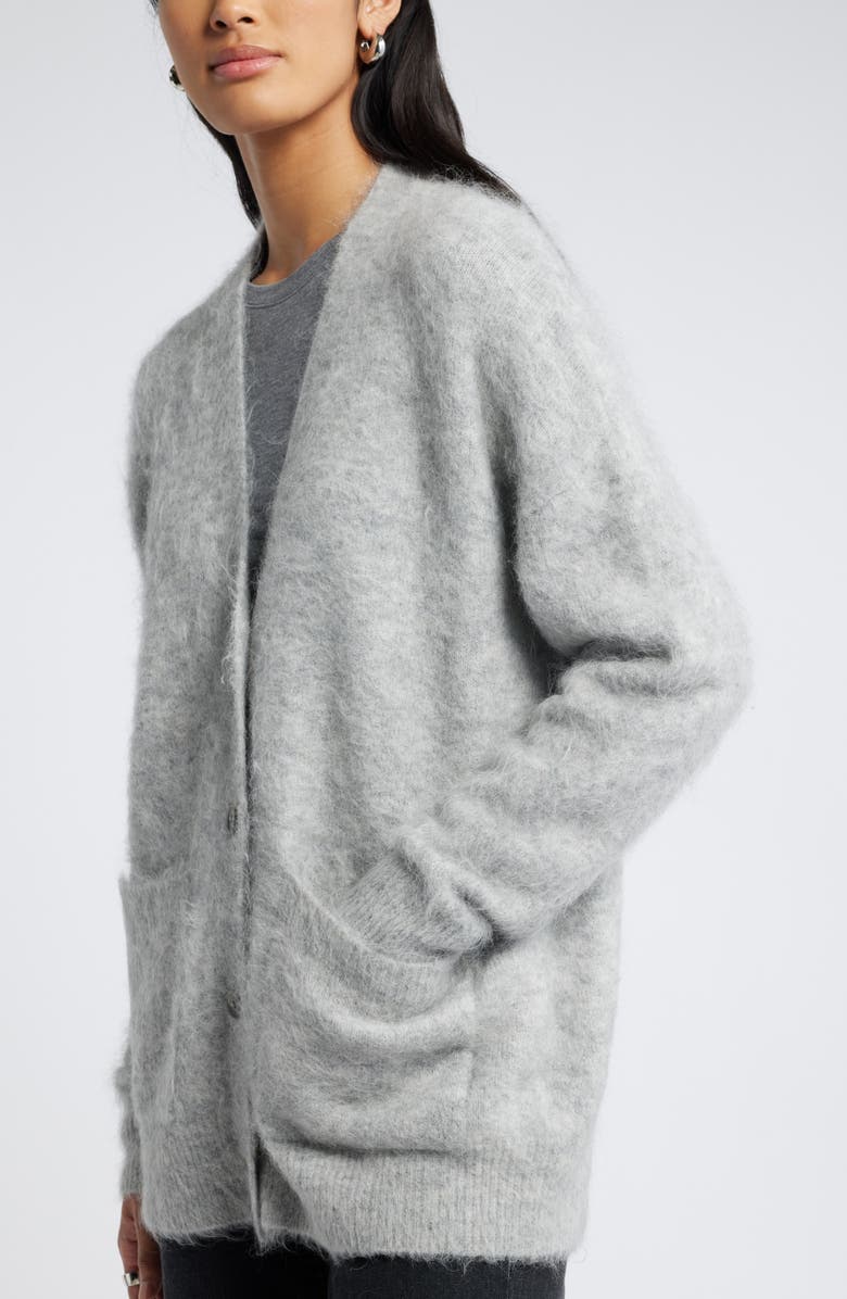 Nordstrom Fuzzy Textured Alpaca Blend Cardigan, Alternate, color, 