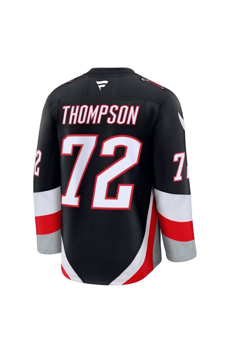 FANATICS Men's Fanatics Tage Thompson Black Buffalo Sabres Alternate Premium Jersey, Alternate, color, 