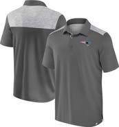 FANATICS Men's Fanatics Heather Gray New England Patriots Long Shot Polo