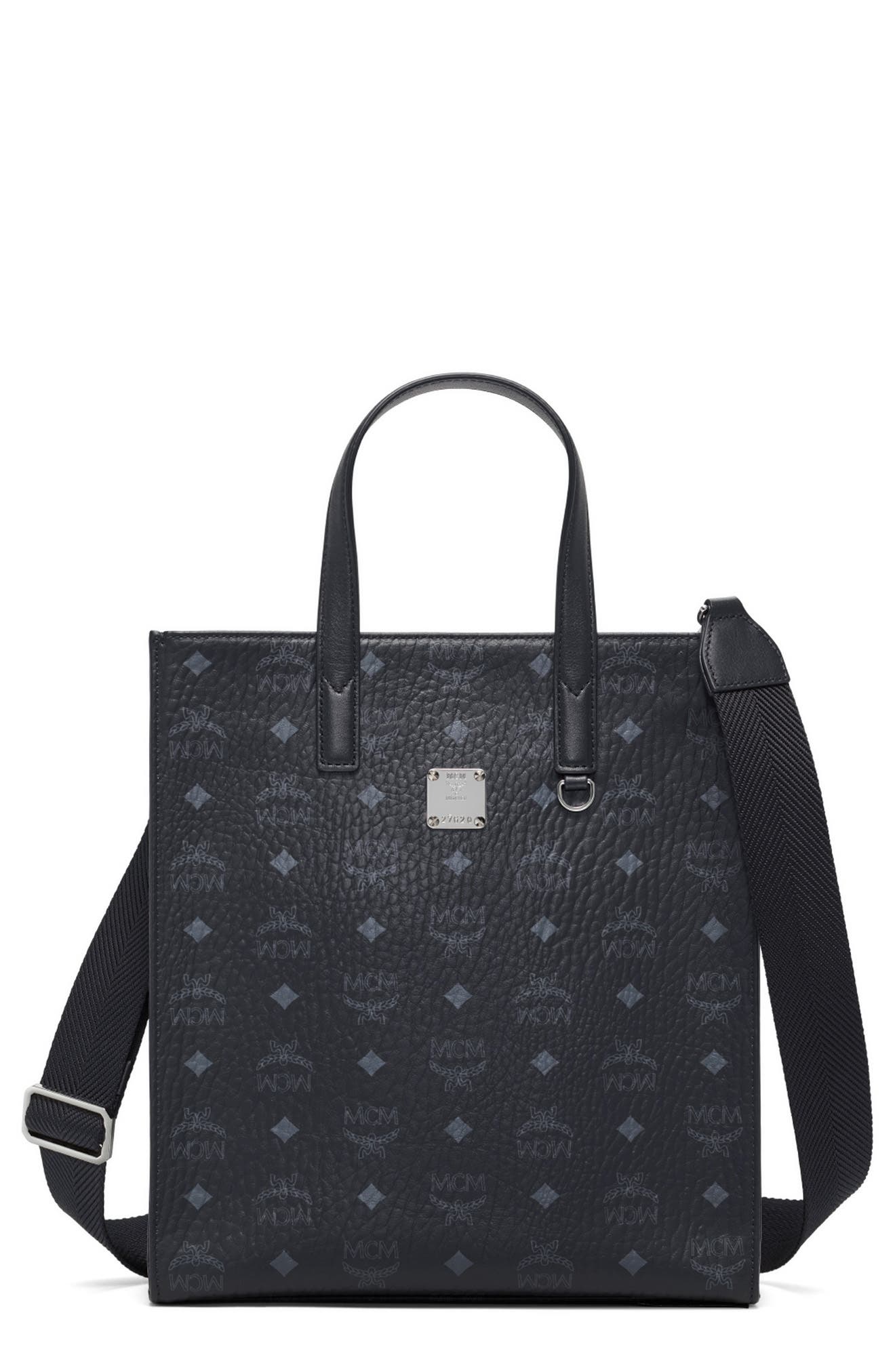 MCM Veritas Small Tote Bag, Main, color, 