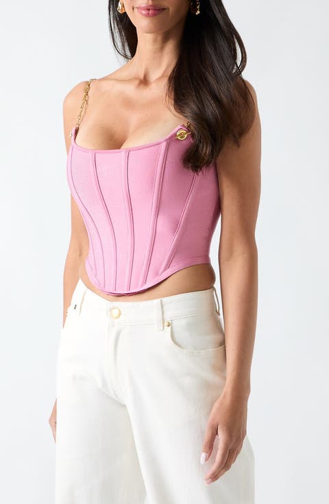 Aisha Bustier Crop Top