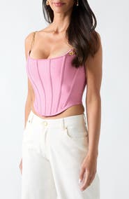 Marciano Aisha Bustier Crop Top