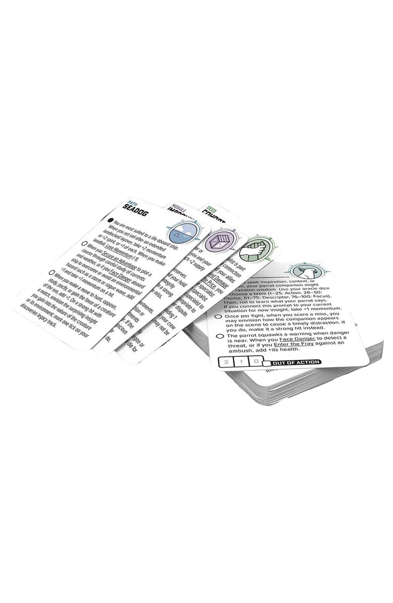 Modiphius Entertainment Ironsworn Starforged Sundered Isles Asset Deck, Alternate, color, 