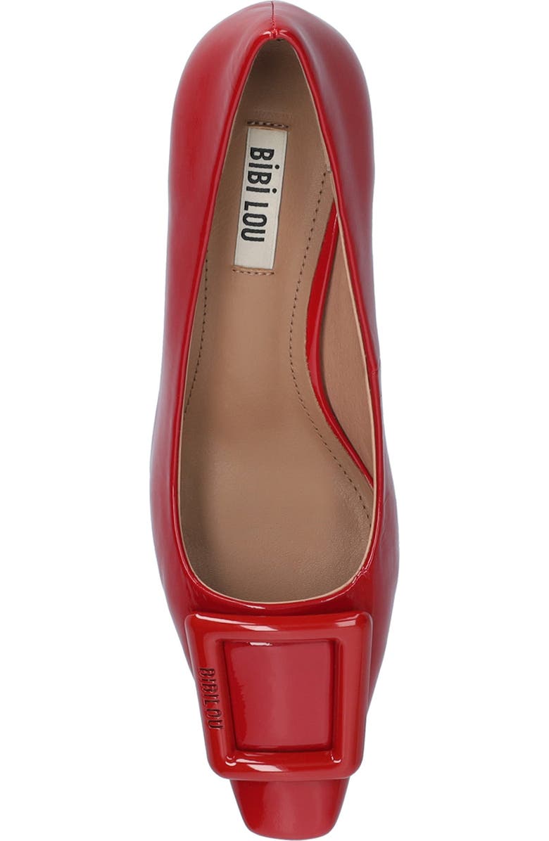 Bibi Lou Poznan Buckle Pump, Alternate, color, Rojo