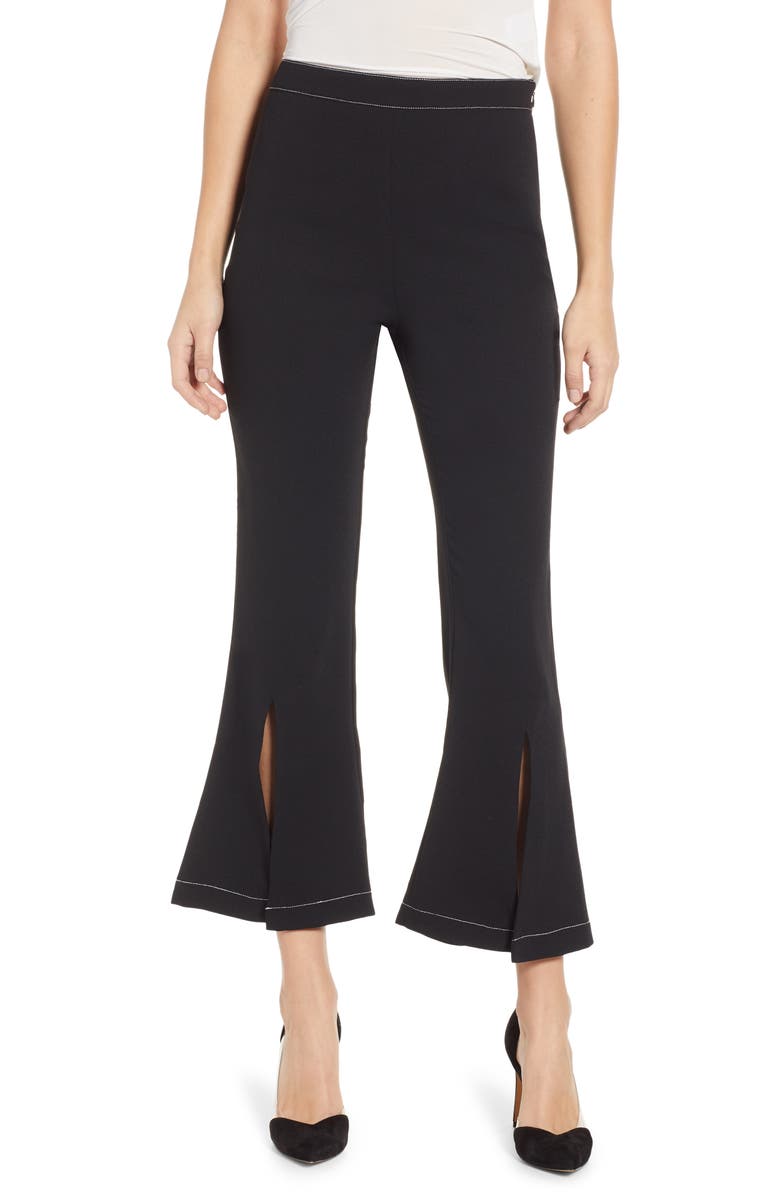 Endless Rose Contrast Stitch Crop Pants, Main, color, 