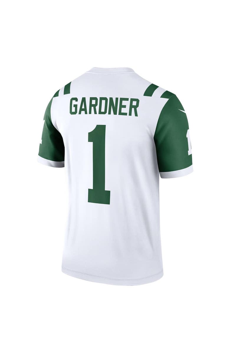 Nike Men's Nike Ahmad Sauce Gardner White New York Jets Alternate Legend Player Performance Top, Alternate, color, White