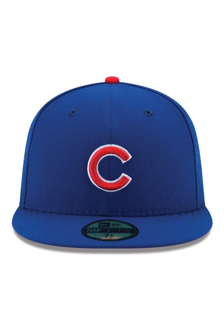 Men's New Era Royal Chicago Cubs Authentic Collection On Field 59FIFTY Fitted Hat, Alternate, color, ROYAL