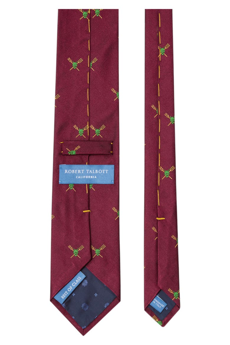 Robert Devil And Pitchforks Best of Class Necktie, Alternate, color, Red