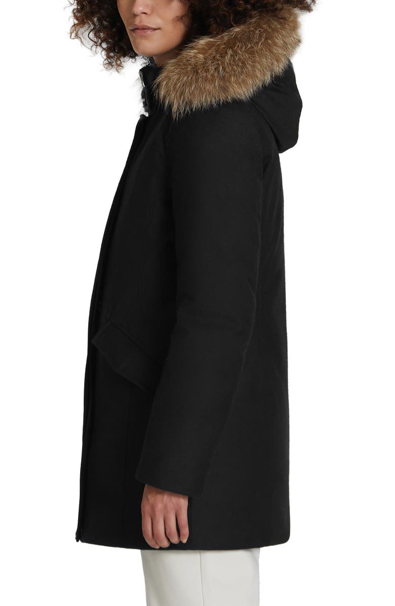 Woolrich Luxe Arctic Down Parka with Genuine Coyote Fur Trim, Alternate, color,
